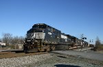 NS 9088 leads train 349 westbound